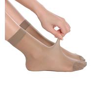 LiiYoang 12 Pairs Women'S Pop Socks & Tights 20 Denier, Nylon Sheer Socks Women Ankle High Silk Thin Sock Multiple Colors Gift Boxed Set