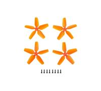 LiiZZi 4Pair/8PCS 2925 5 Dronetech Props Fit For FPV PC CW CCW Screw (M2×7) Propeller Mount 2.3mm RC Parts Drones DIY Multi(Orange)