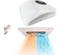 LIJBDDM 850W Air Conditioner with Heat 12V - Universal Rooftop AC Unit RV Air Conditioner Heater Combo, 12 Volt Camper A/C Unit Low-Noise, Heating & Cooling for Car, Truck, Trailer, Boat (Size:12V)