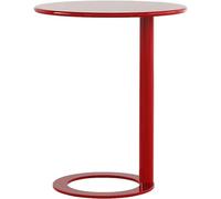 LIJBDDM C Shaped Side Table, Side Table for Couch, Modern and Simple End Table, Couch Tables That Slide Under for Living Room Bedroom (Size:48 x 48 x 57 cm)