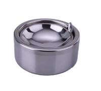 Lijiaxiuyc-101 ash tray Fluted Classic Metal Ashtray With Lid For Cigarettes - Windproof Outdoor Ashtray Patio Outdoor Indoor Decorative Fancy Ashtray ash trays indoors(Silver)