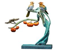 Lijiaxiuyc-101 Table Decorations Copper Persimmon Ornaments Souvenirs Good Things Come True Crafts Living Room Entrance Office Decorations Desktop Decor
