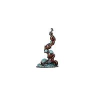 Lijiaxiuyc-101 Table Decorations Five Blessings Color Copper Gourd Entrance Ornament Home Decorations Living Room Office Crafts Ornaments Desktop Decor(22.5 * 16.5 * 38cm)