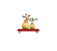 Lijiaxiuyc-101 Table Decorations Full Copper Simulation Pear Entrance Ornament Creative Crafts Never Separate Home Accessories Living Room TV Cabinet Decorative Ornaments Desktop Decor