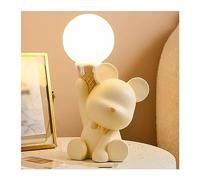 Lijiaxiuyc-101 Table lamp Bear Night Light Bedside Table Lamp Bedroom Sleeping Lamp Children's Night Light Ornament Cute Reading lamp(Green)