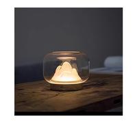 Lijiaxiuyc-101 Table lamp Creative Table Lamp Bedside Light Night Light Ambient Light Glass Fish Tank Simple And Dynamic Reading lamp
