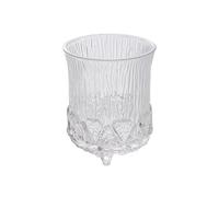 Lijiaxiuyc-101 Tumbler Glasses Bark Pattern Embossed Drinking Glasses, Hand-Blown Thickened Glass Cup Goblets(Small)