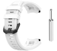Lijinlan Compatible with Amazfit T-Rex 2 Watch Band Women Men, Replacement Soft Silicone Watch Bracelet Strap for Amazfit Trex 2 Smartwatch Accessory (White)