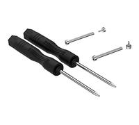 Lijinlan Compatible with Amazfit T-Rex/T-Rex Pro Screw Rod Accessory, 2Pcs Stainless Steel Link Bar Replacement Screws with 2Pcs Screwdrivers Removal Tool for Amazfit T Rex Accessory (Silver)