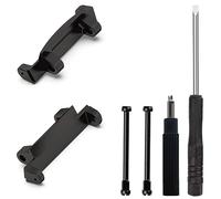Lijinlan Metal Watch Band Adapter Fit for Amazfit T-Rex 2 Watch Connector with Screw Rod Link Bar Screwdrivers Remove Tool Clasp Connect 22mm Strap for Amazfit T-Rex2 Accessory (Black)