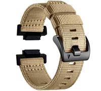 Lijinlan Nylon Band Fit for Casio G-Shock Watch Model GA-110 / DW-5600 / GWM-5610 / DWE-5600/ GW-B5600 / GM-5600 / GMW-B5000 / DW-5305 / DW-6900, Sport Replacement Strap for Gshock, Kahki, M