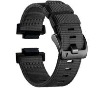 Lijinlan Nylon Band Fit for Casio G-Shock Watch Model GA-110 / DW-5600 / GWM-5610 / DWE-5600/ GW-B5600 / GM-5600 / GMW-B5000 / DW-5305 / DW-6900, Sport Replacement Strap for Gshock, Black, M