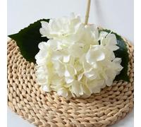 LIJUCAI 1 Bouquet Artificial Silk Hydrangea Fake Flower Home Wedding Party Birthday New Year Valentines Day Floral Decor(2)