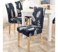 LIJUCAI 1pc String printed stretch chair cover for dining room office banquet chair protector elastic material armchair cover,Color 14,China