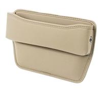 LIJUNNB Car Filler Seat Gap Organiser for BMW X1 U11 F48 E84 / X2 / X2M F39, Seat Storage Box Centre Console Side Pockets Holder Gap Bag Leakproof Accessories,B/Beige