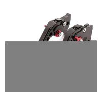 LIJUNSHANI Grip Joystick Brake Clutch Lever for H&ONDA CBR250R CB300R CBR500R Grom MSX125 CBT125 CBR400(147mm Black)