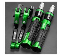 LIJUNSHANI Handlebar Ends Motorcycle Brake Clutch Levers Handlebar Knobs Handle Hand Grips Ends for B-M&W K1600GT K 1600 GT 1600GT(Green)