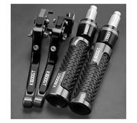 LIJUNSHANI Handlebar Ends Motorcycle Brake Clutch Levers Handlebar Knobs Handle Hand Grips Ends for B-M&W K1600GT K 1600 GT 1600GT(Gray)