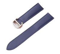 Likaixin19099 Nylon Strap For Key Foldover Clasp Black Royal Blue Men's And Women's 17 18 20mm Watch Accessories(Royal rose,19)