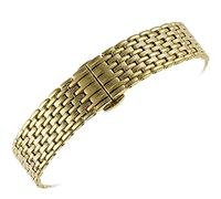 Likaixin19099 Watch Strap Butterfly Buckle Solid Stainless Steel 12mm14mm16mm18mm20mm22mm Accessories