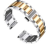 Likaixin19099 Watch Strap Stainless Steel Replacement Polished Brushed With 16mm / 18mm 20mm 21 22mm 23 24mm 26mm