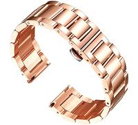Likaixin19099 Watch Strap Stainless Steel Replacement Polished Brushed With 16mm / 18mm 20mm 21 22mm 23 24mm 26mm
