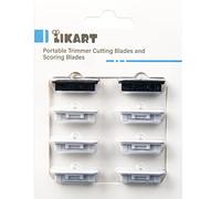 Likart 8 Pack Paper Cutter Replacement Blades for Cricut Portable Trimmer Replacement Blades for Cricut Cutter/Cricut Roll Holder/Xinart Paper Cutter(6 Cutting Blades & 2 Scoring Blades)