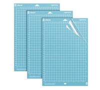 Likcut Cutting Mat for S41 Vinyl Cutter - 8.5" x 12" LightGrip Cutting Mats Compatible with Cricut Joy Xtra, 3 Pack Vinyl Mat for Craft DIY with Precision Grid for DIY Paper, Stickers & Cardstock