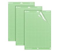 Likcut Cutting Mat for S41 Vinyl Cutter - 8.5" x 12" StandardGrip Cutting Mats Compatible with Cricut Joy Xtra, 3 Pack Vinyl Mat for Craft DIY with Precision Grid for Party Decor and Craft Project