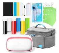 Likcut Glee S501 Vinyl Cutter Machine Creator Bundle with Carrying Case & Accessories, Beginner-Friendly Portable Smart Sticker Maker with Free Design Library, for DIY Cards & Home Crafts, Pink