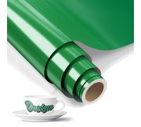 Likcut Permanent Vinyl 12" x 6ft, Glossy Green Adhesive Vinyl Roll for Cricut & Silhouette Cameo Cutting Machine, Ideal for Brithday & Party Home Decor, DIY Mug & Ceramic