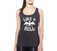 Like a Bat Out of Hell - Womens Vest Tank Top - Rock Merchandise Fan Gift Present - XL Black
