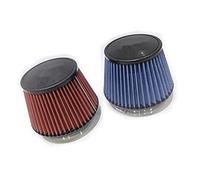 Like A Breeze Universal Car Air Filters Performance High Flow Cold Intake Filter Induction Kit Sport Power Mesh Cone 115MM (Color : Blue)