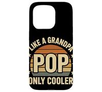 Like A Grandpa Pop Only Cooler Retro Sunset Family Grandpa Case for iPhone 15 Pro