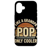 Like A Grandpa Pop Only Cooler Retro Sunset Family Grandpa Case for iPhone 16