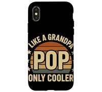 Like A Grandpa Pop Only Cooler Retro Sunset Family Grandpa Case for iPhone X/XS