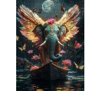 Like A Lotus Flower Jigsaw Puzzles for Adults 5000, 5000 Piece Jigsaw Puzzles, Challenging Puzzle, Classic Educational Jigsaws Games, Fun Family Activities, for Home Wall Decoration Gift DX0YL0-929