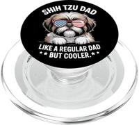 Like A Regular Dad But Cooler Shih Tzu Dog Parent PopSockets PopGrip for MagSafe