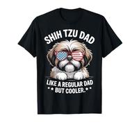 Like A Regular Dad But Cooler Shih Tzu Dog Parent T-Shirt