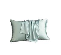 Like A Silk Pillowcase Protects Hair & Skin Solid Color Bedding 48x120cm Sky Blue Luxurious Softness & Comfort 1pc