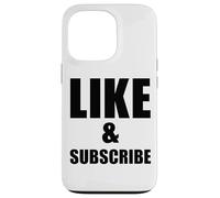 Like And Subscribe Meme Video Vlogger Social Media Tubers Case for iPhone 13 Pro
