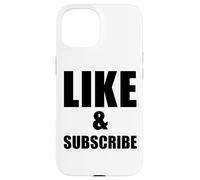 Like And Subscribe Meme Video Vlogger Social Media Tubers Case for iPhone 15