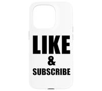 Like And Subscribe Meme Video Vlogger Social Media Tubers Case for iPhone 15 Pro