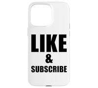 Like And Subscribe Meme Video Vlogger Social Media Tubers Case for iPhone 15 Pro Max