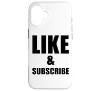 Like And Subscribe Meme Video Vlogger Social Media Tubers Case for iPhone 16