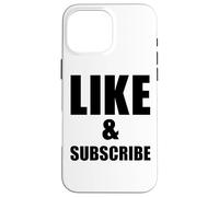 Like And Subscribe Meme Video Vlogger Social Media Tubers Case for iPhone 16 Pro Max