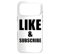 Like And Subscribe Meme Video Vlogger Social Media Tubers Case for iPhone 17 Pro Max