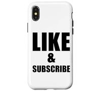 Like And Subscribe Meme Video Vlogger Social Media Tubers Case for iPhone X/XS
