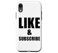 Like And Subscribe Meme Video Vlogger Social Media Tubers Case for iPhone XR