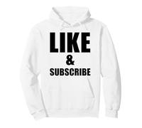 Like And Subscribe Meme Video Vlogger Social Media Tubers Pullover Hoodie